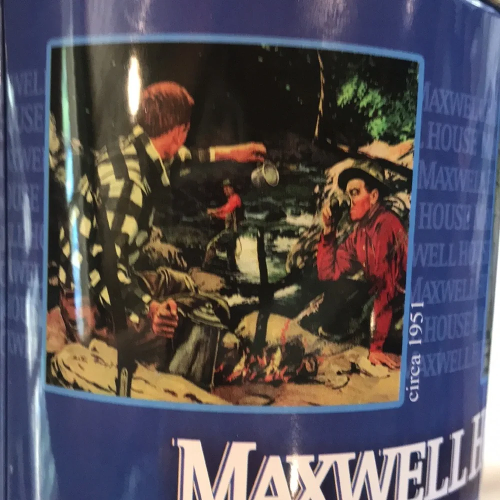 Maxwell House Coffee Canister Tin